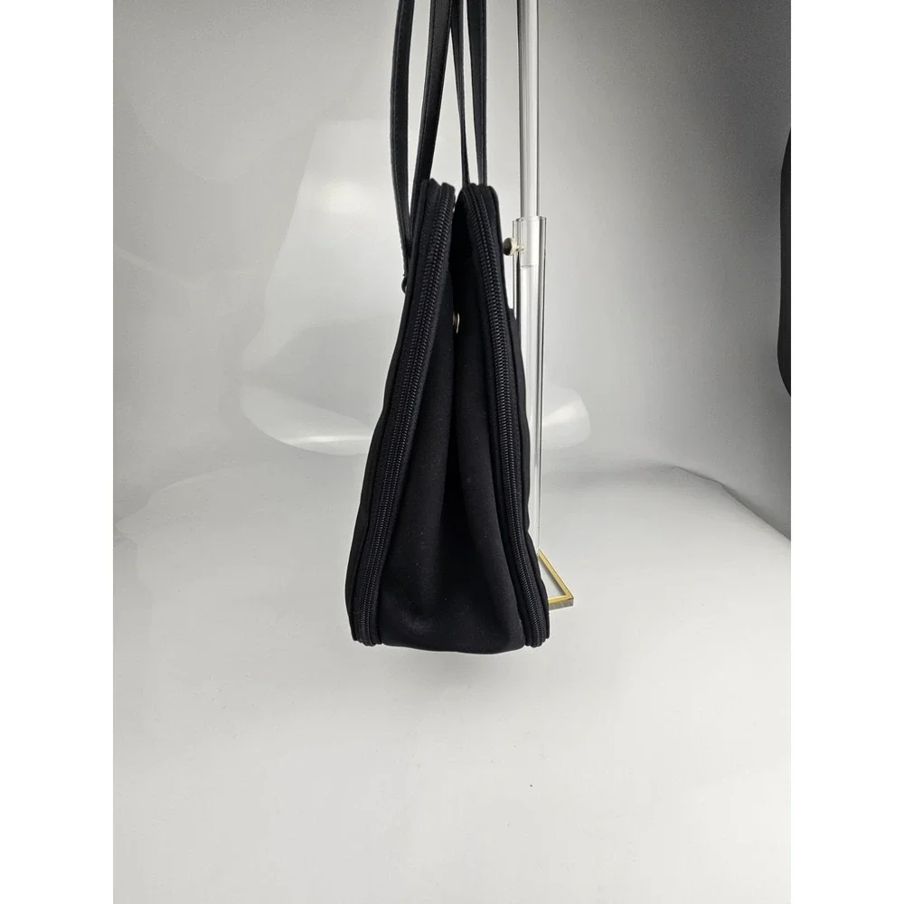 Brighton Matilda Organizer Tote Black Croc Trim‎ Bag w Box Dustbag Charm